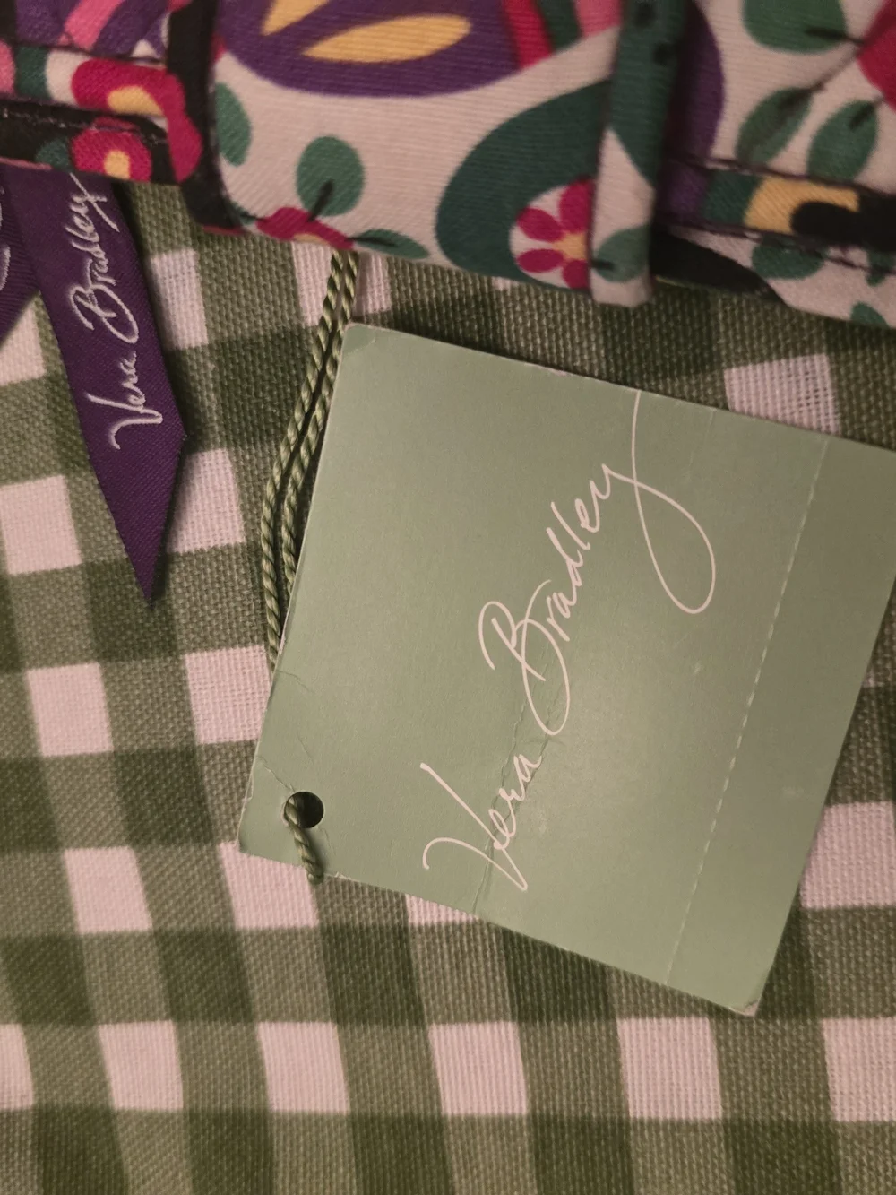 Vera Bradley Purple Floral Quilted Wallet